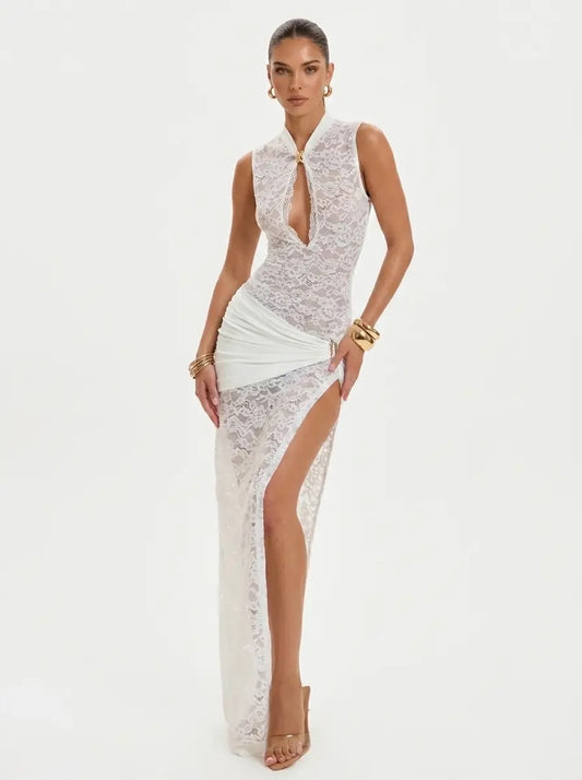 After Dusk Maxi Slit Dress