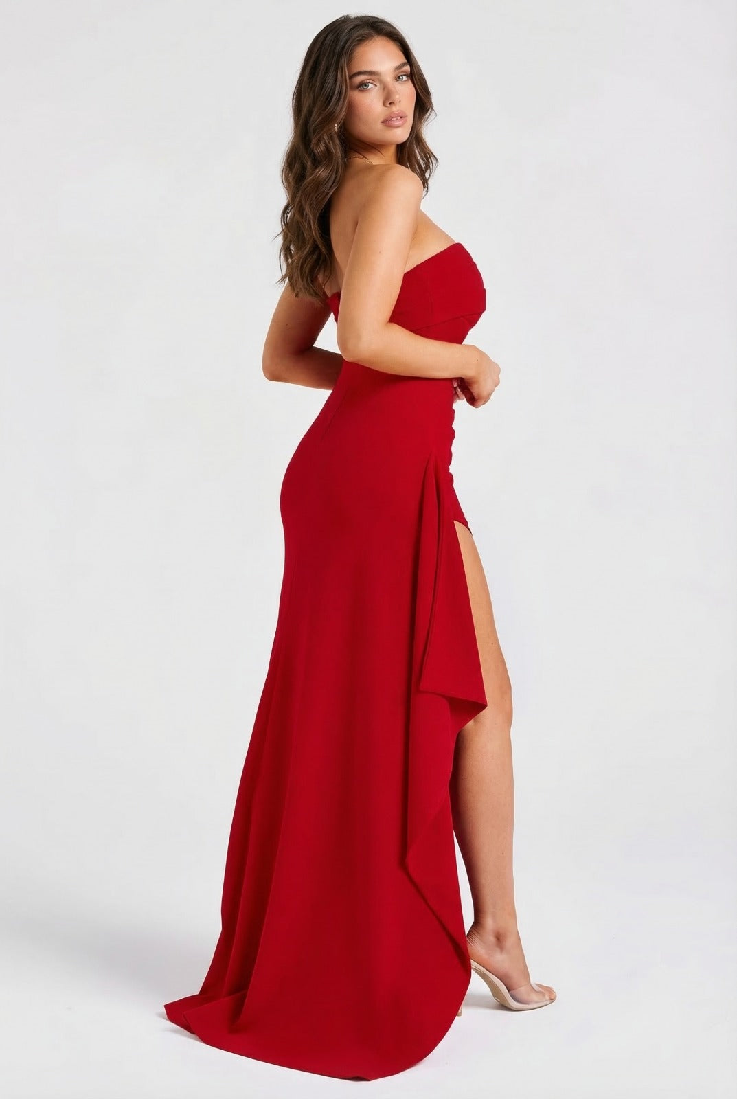 Eleanor Maxikleid mit Schlitz