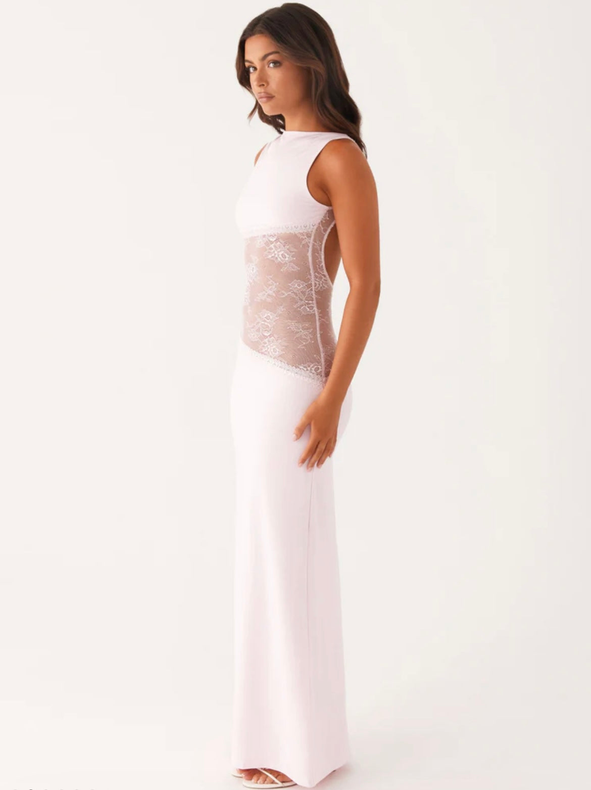 Backless Laced maxi Dress