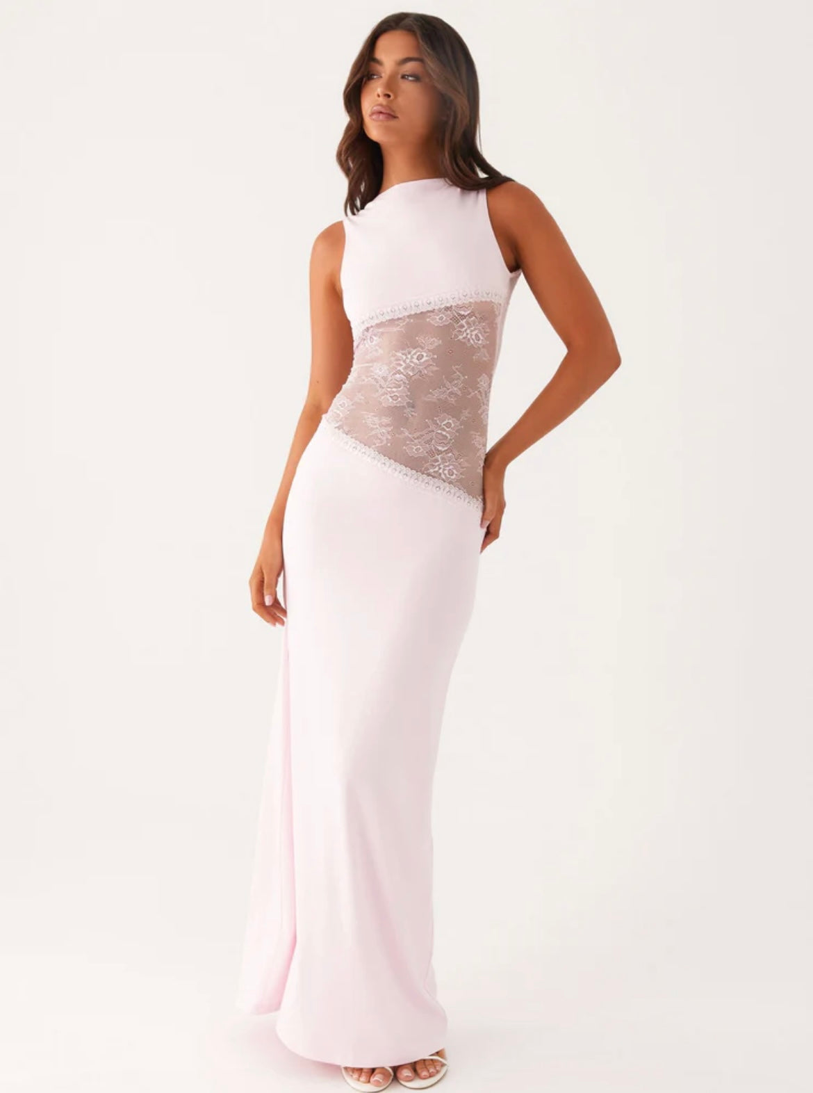 Backless Laced maxi Dress