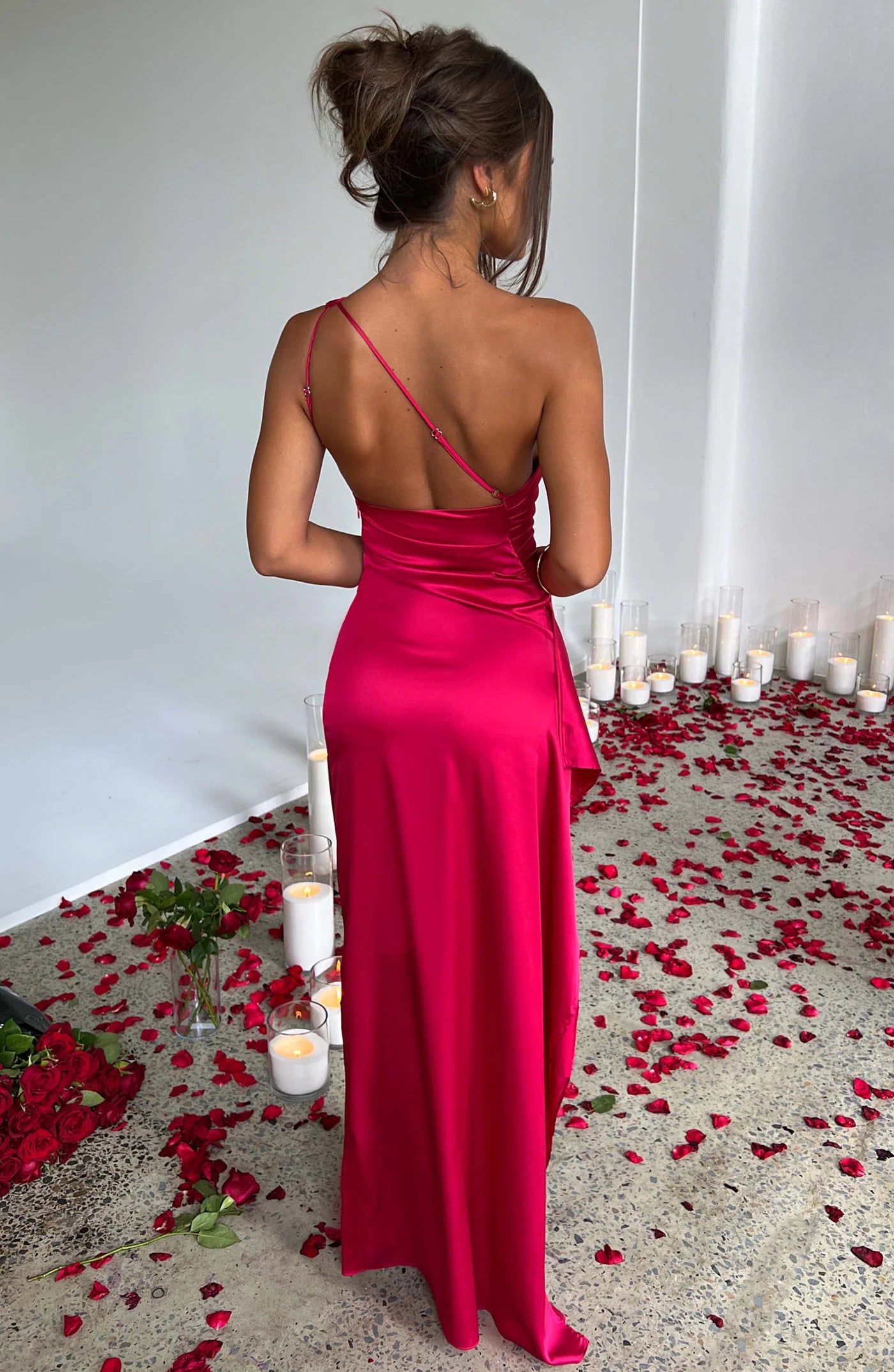 Aurora Satin Maxi Dress