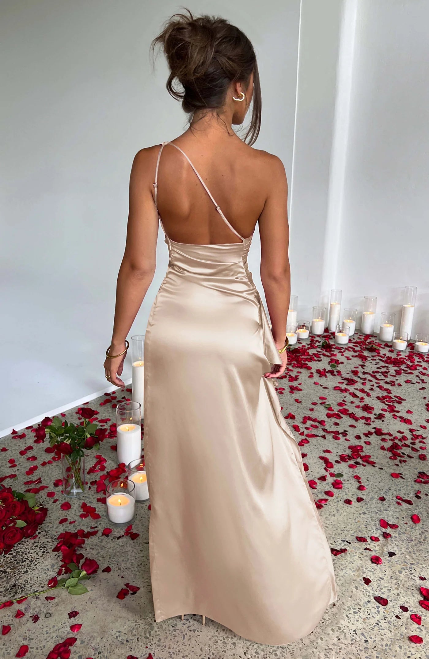 Aurora Satin Maxi Dress