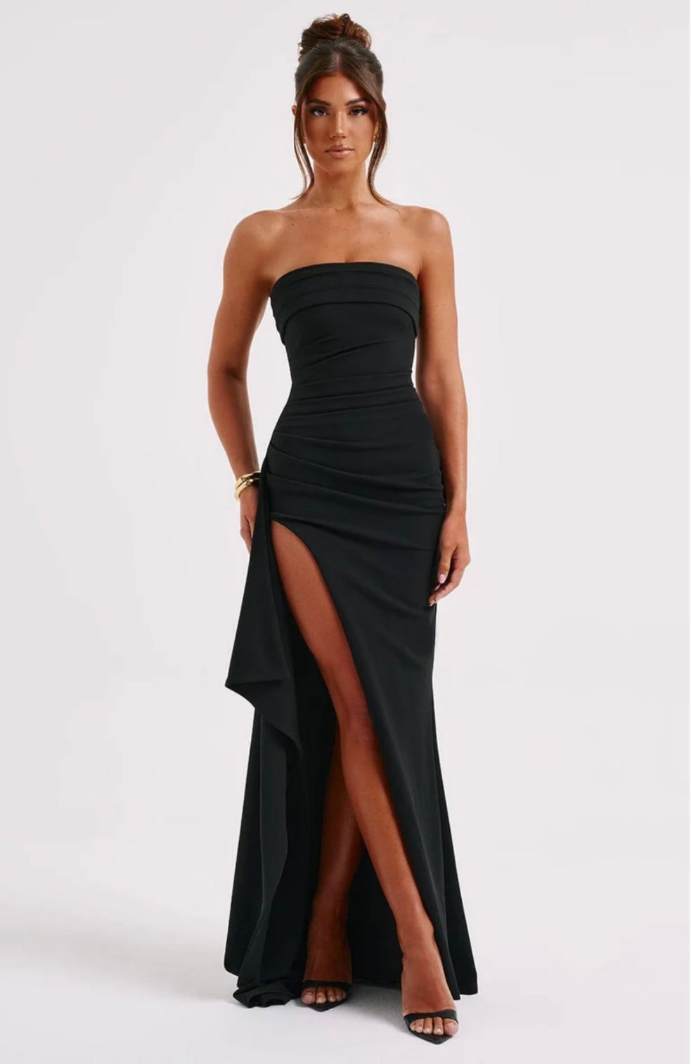 Eleanor maxi slit dress