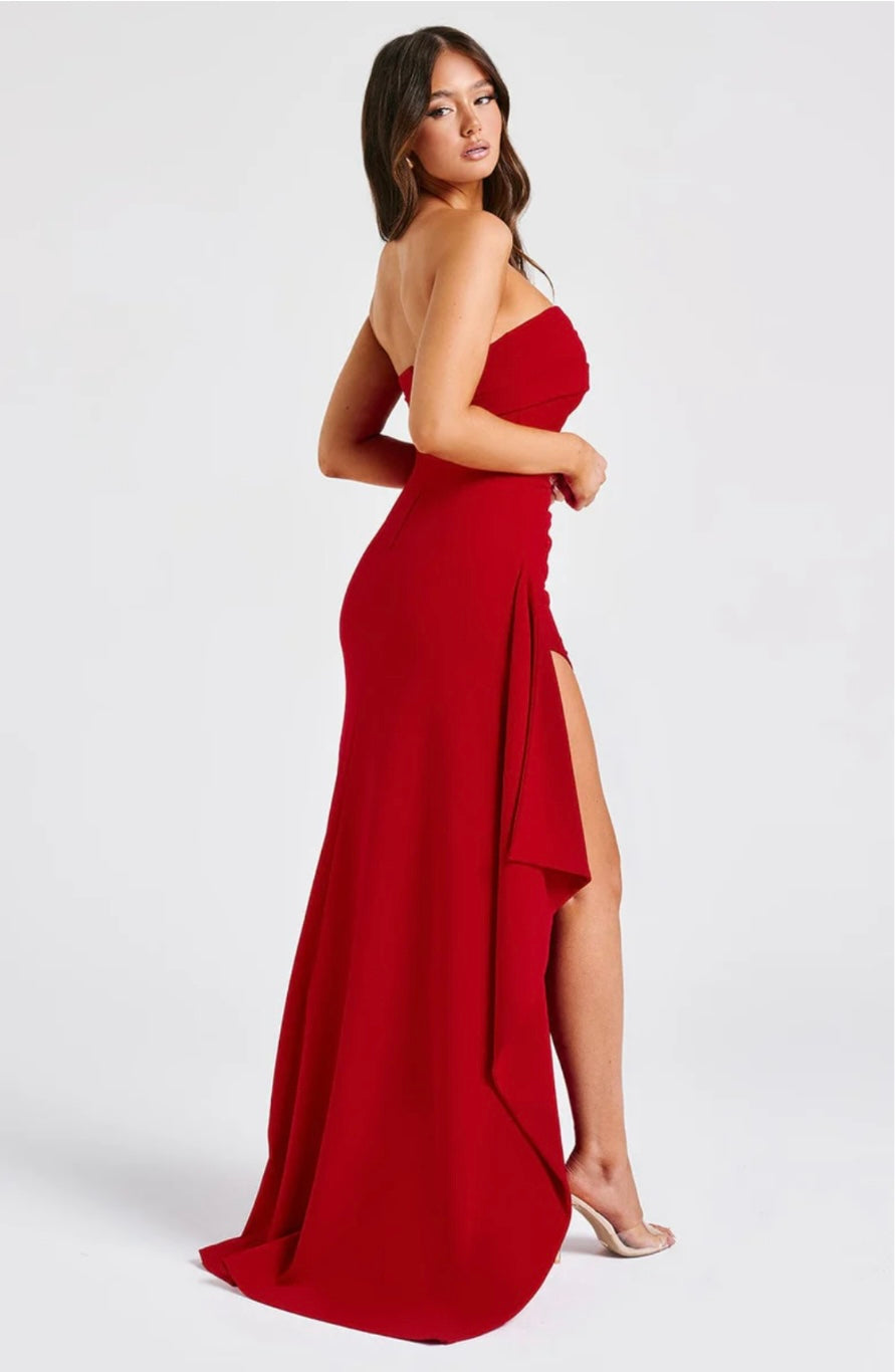 Eleanor maxi slit dress