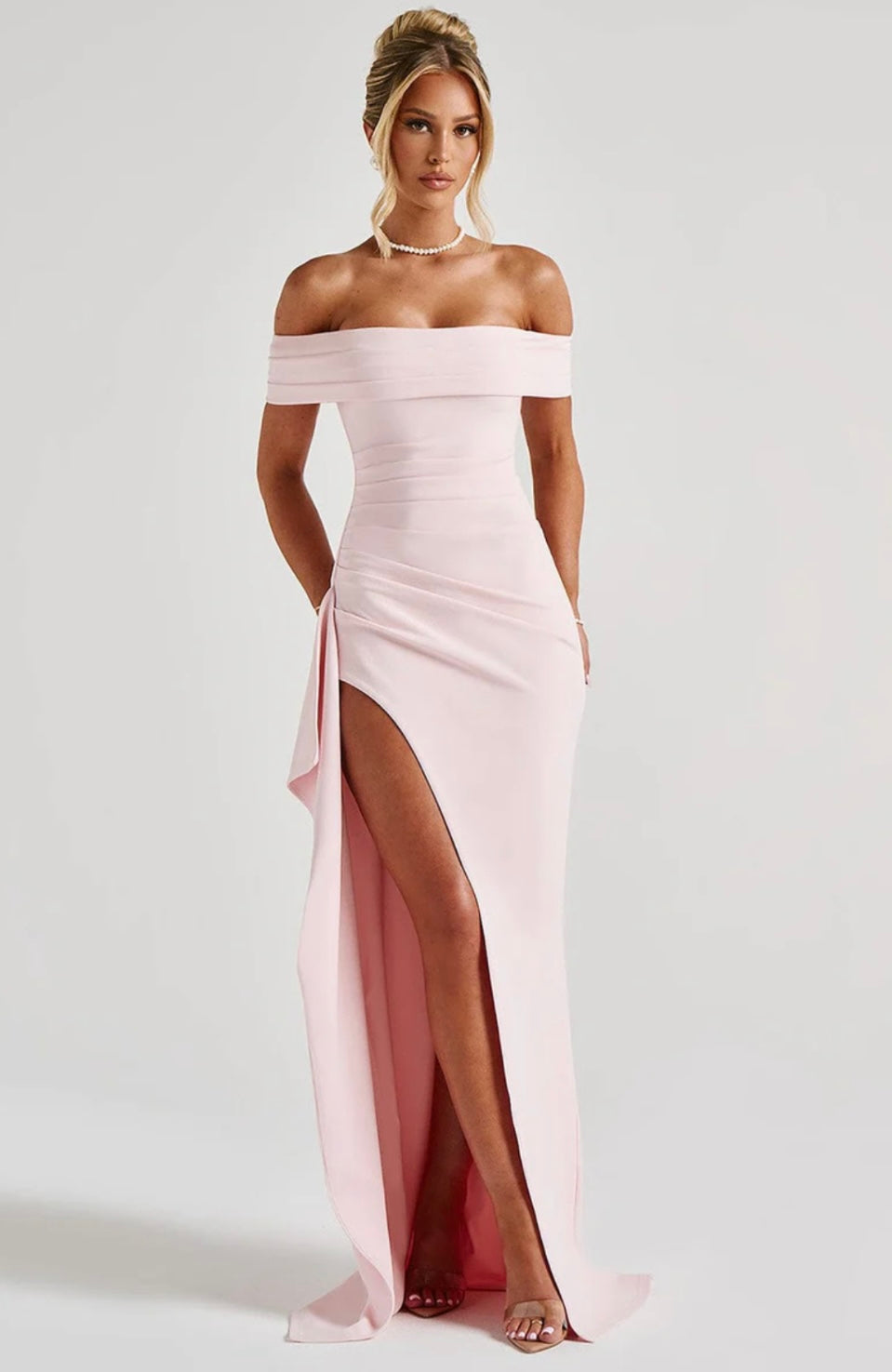 Evelyn Maxi Slit dress