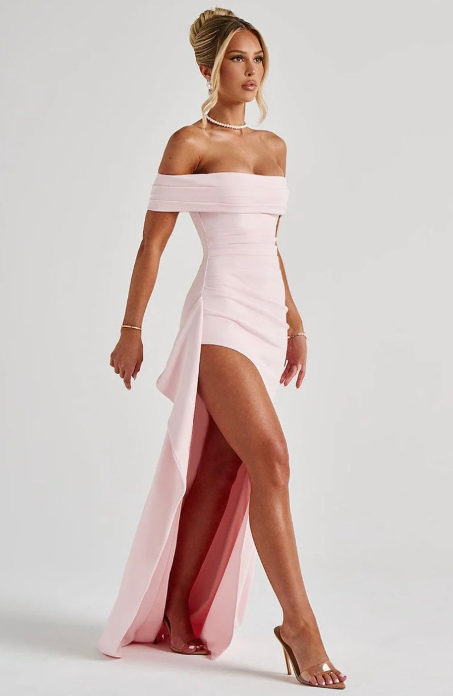 Evelyn Maxi Slit dress
