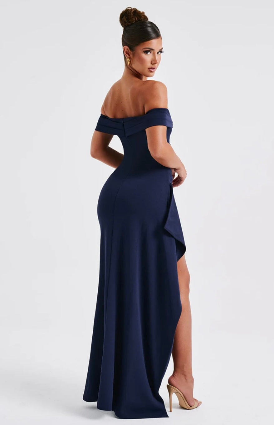 Evelyn Maxi Slit dress