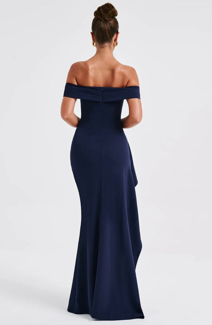 Evelyn Maxi Slit dress