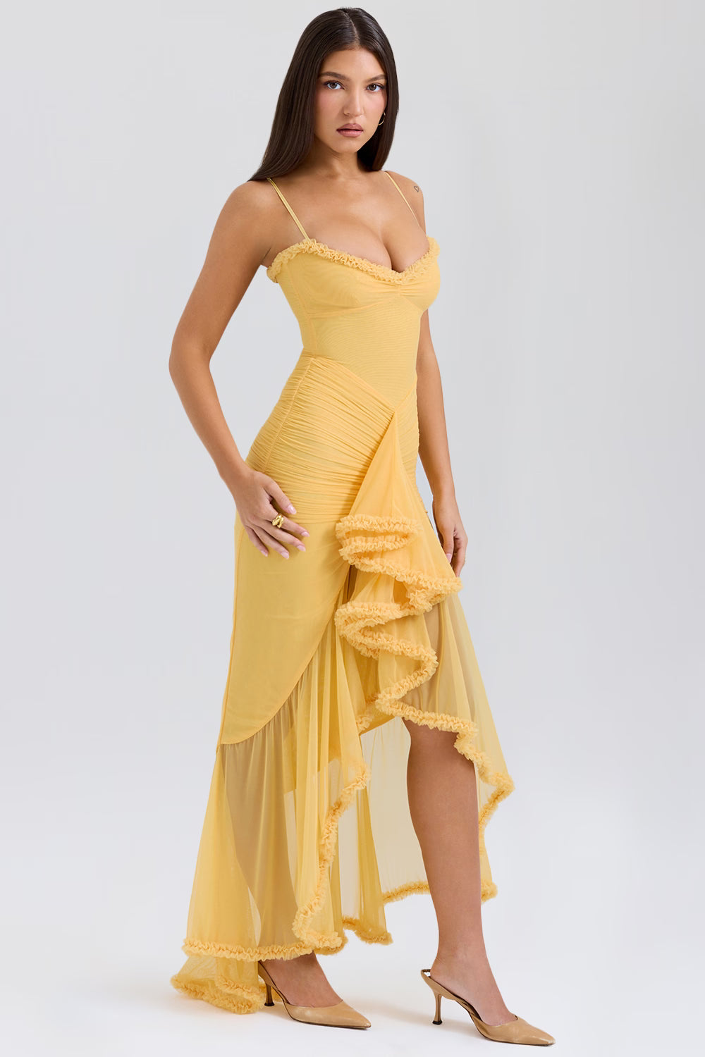 Auréline Ruffled Gown