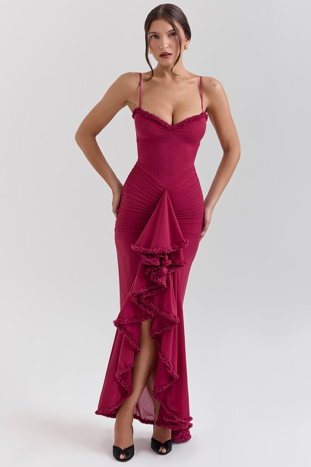 Auréline Ruffled Gown