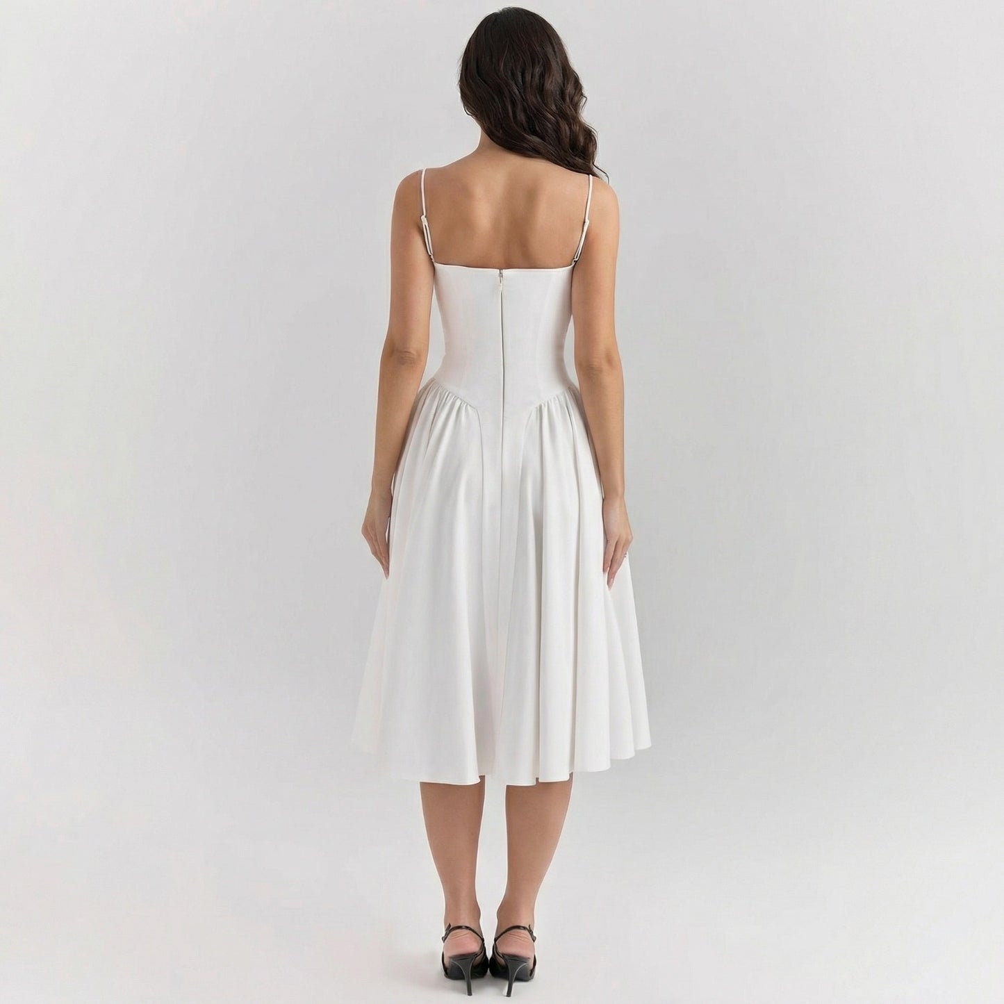 Charlotte corset midi dress