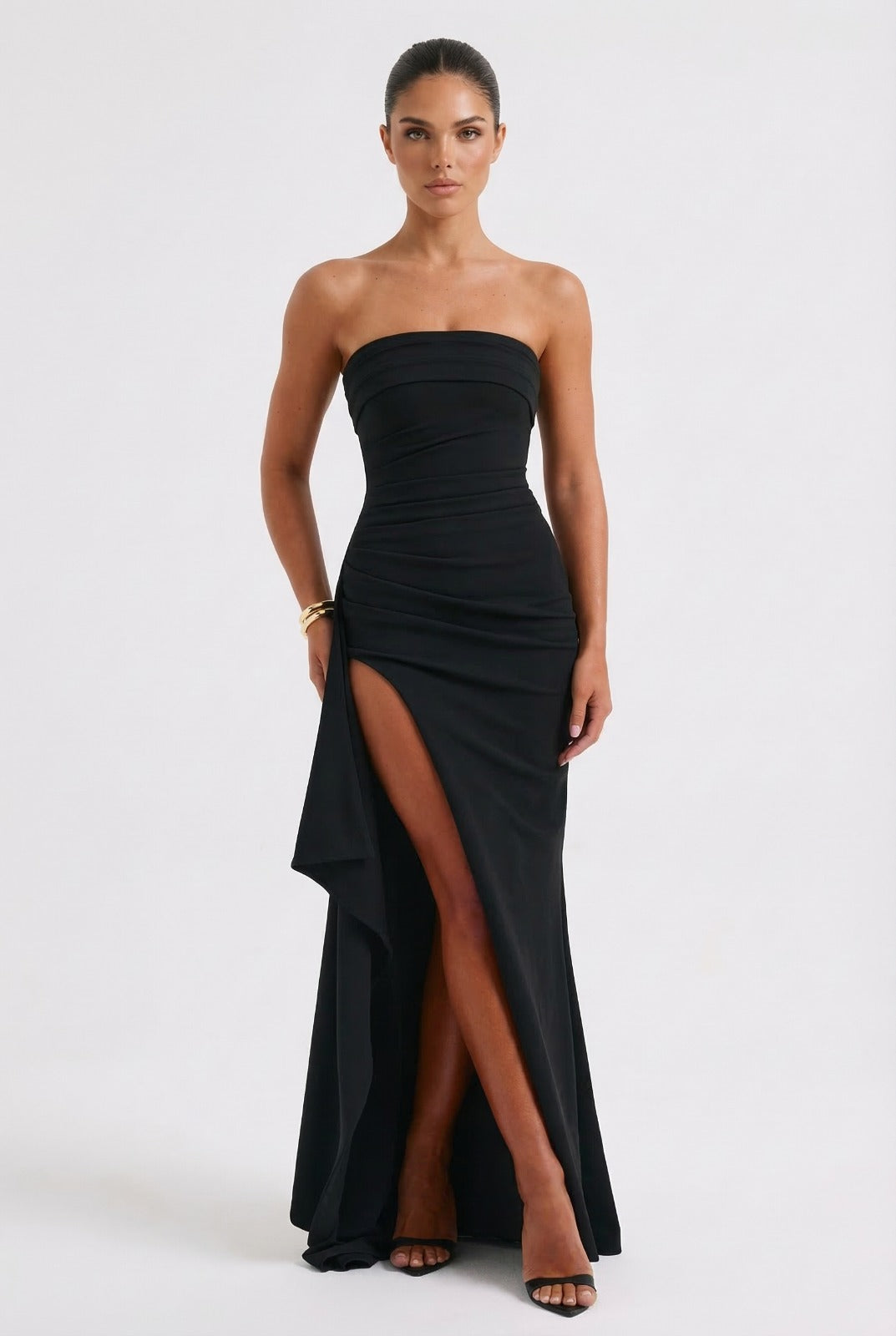 Eleanor Maxikleid mit Schlitz