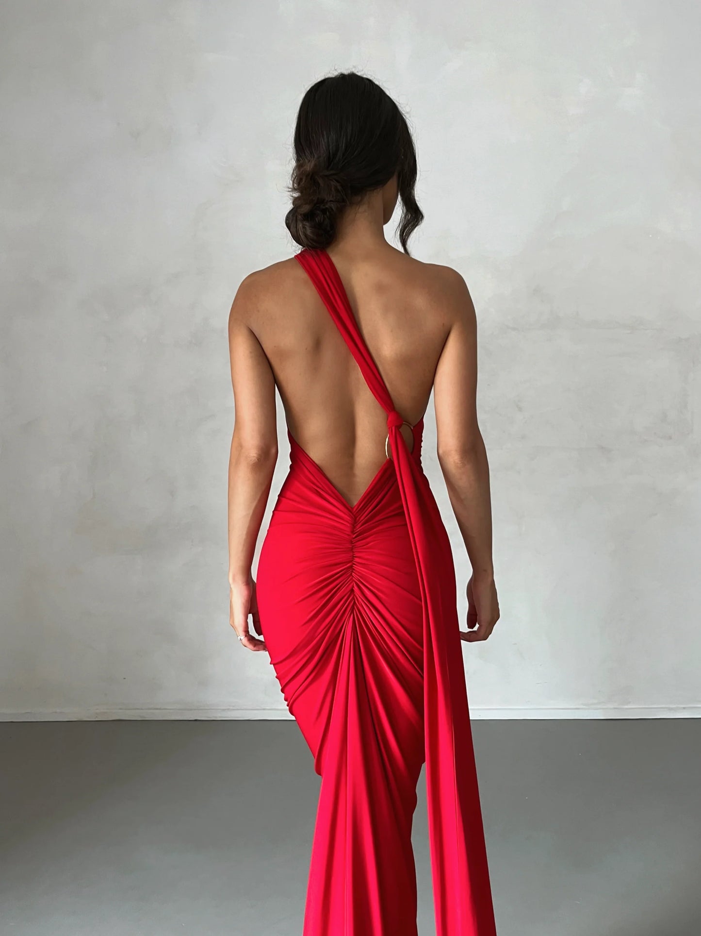 Arabella backless maxi dress