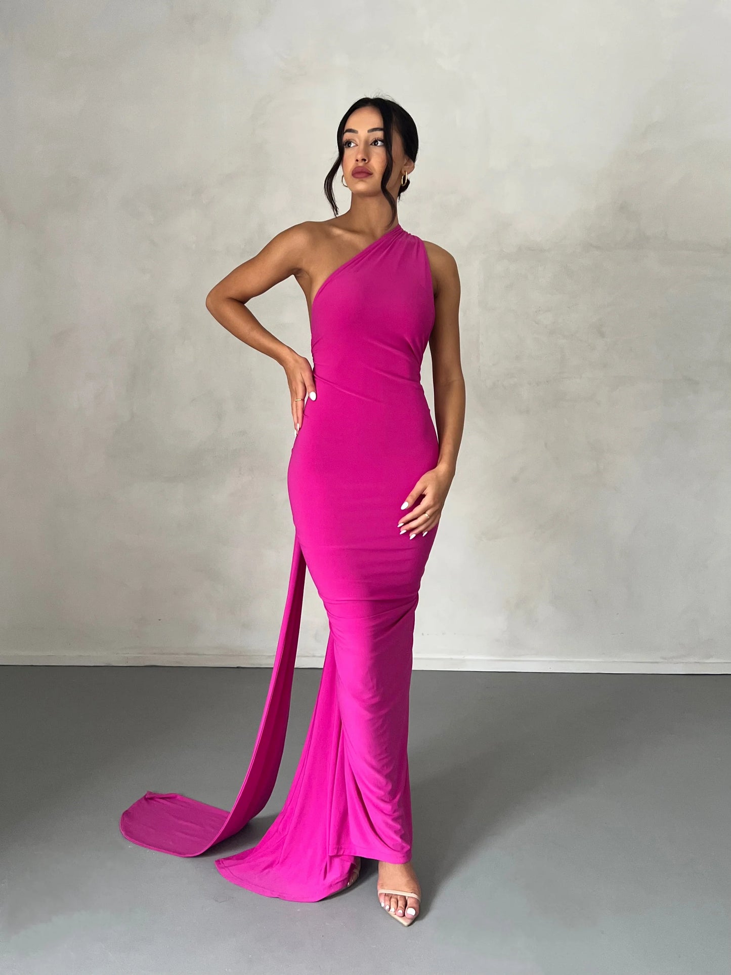 Arabella backless maxi dress