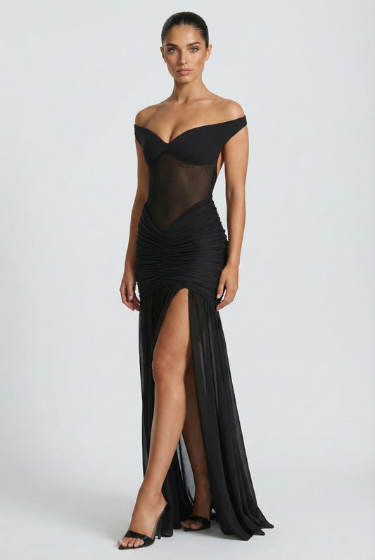 Nyra Maxi Jurk met Split
