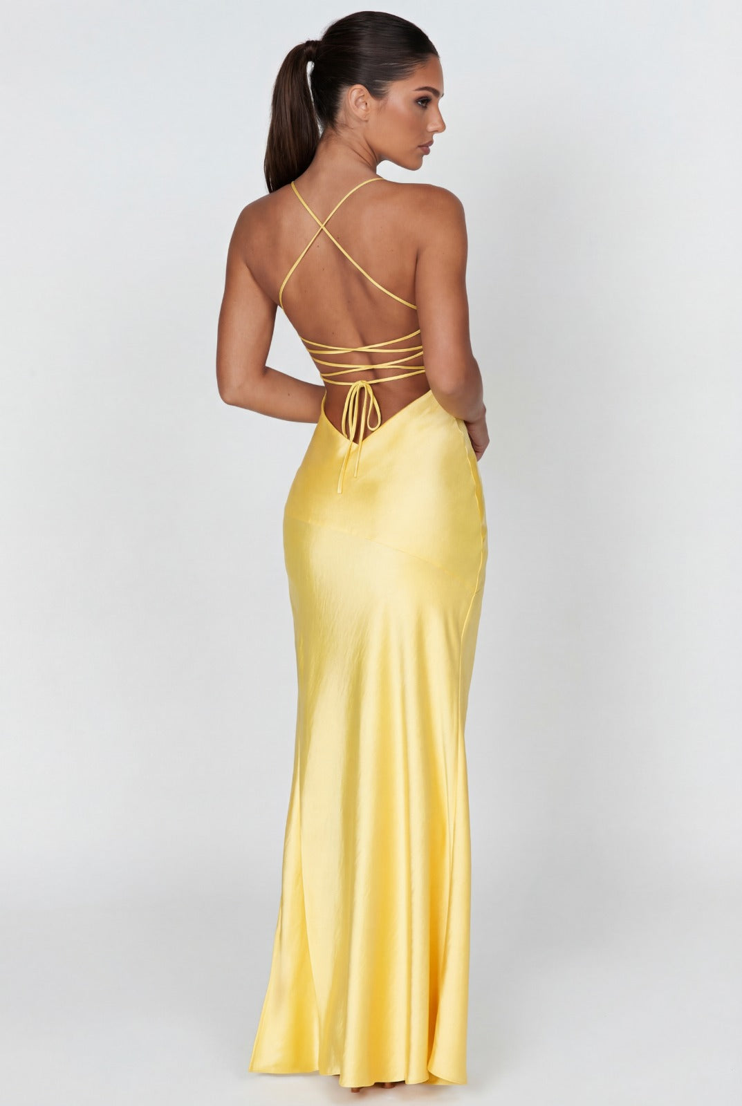 Gänseblümchen Maxikleid mit Schlitz