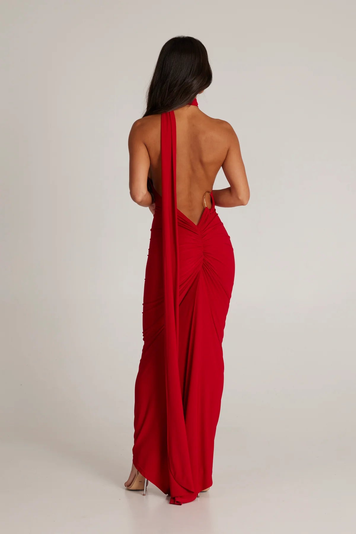 Arabella backless maxi dress