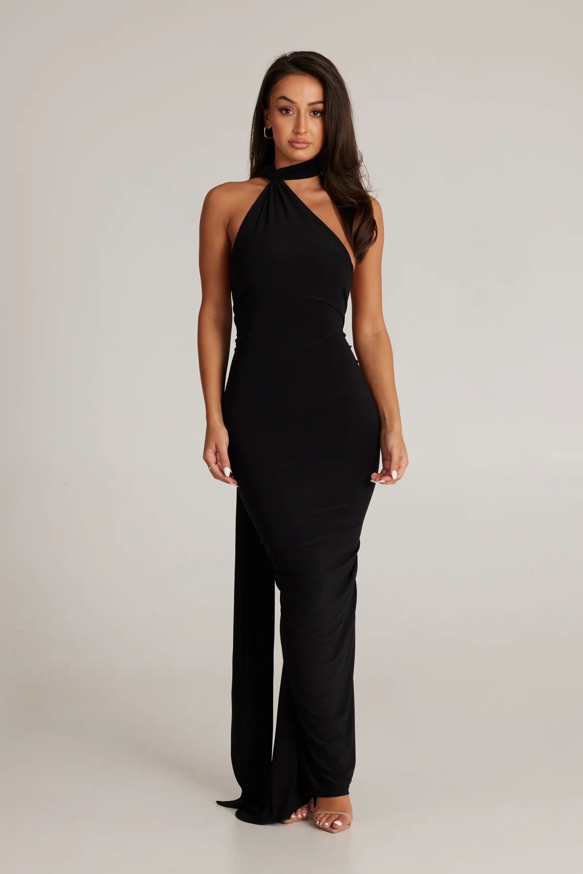 Arabella backless maxi dress