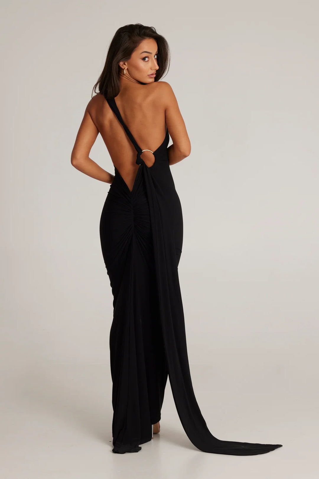 Arabella backless maxi dress aurora noir Arabella backless maxi dress aurora noir