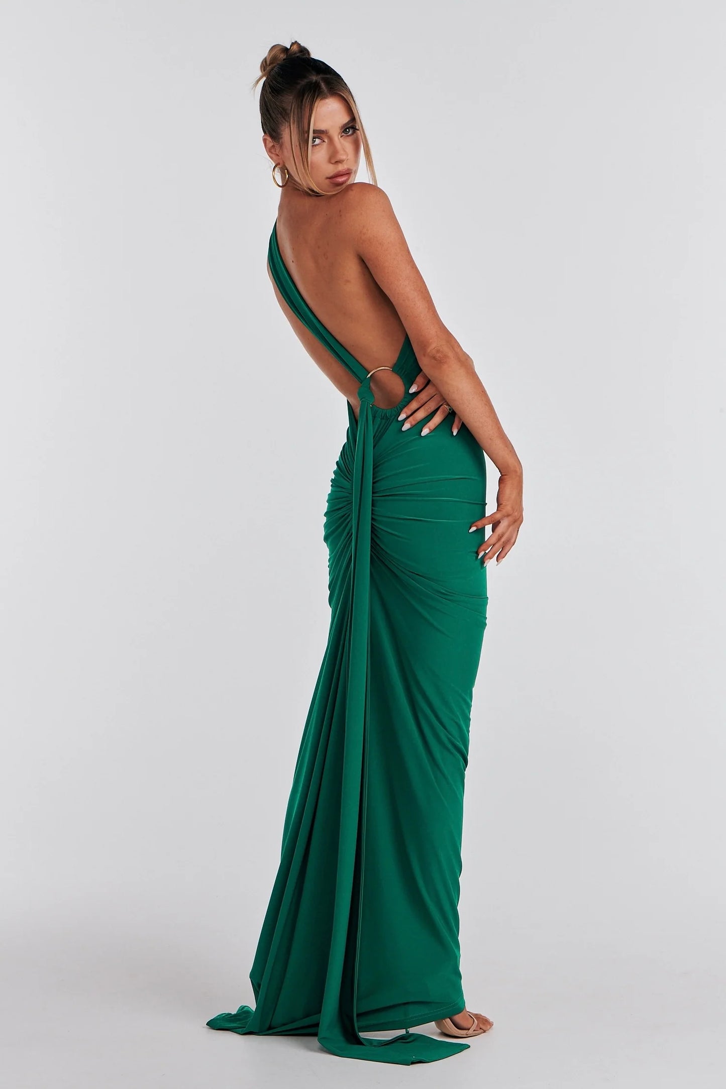 Arabella backless maxi dress