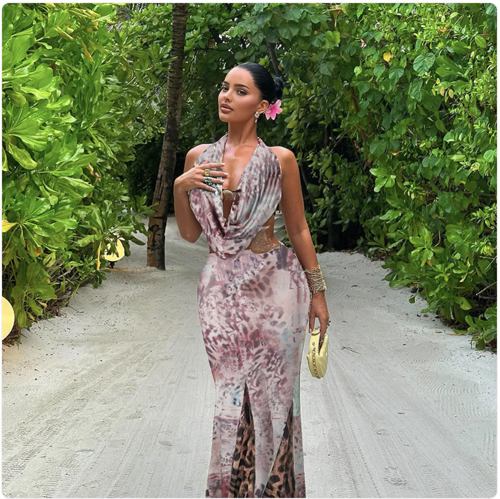 Wild Sunset maxi dress