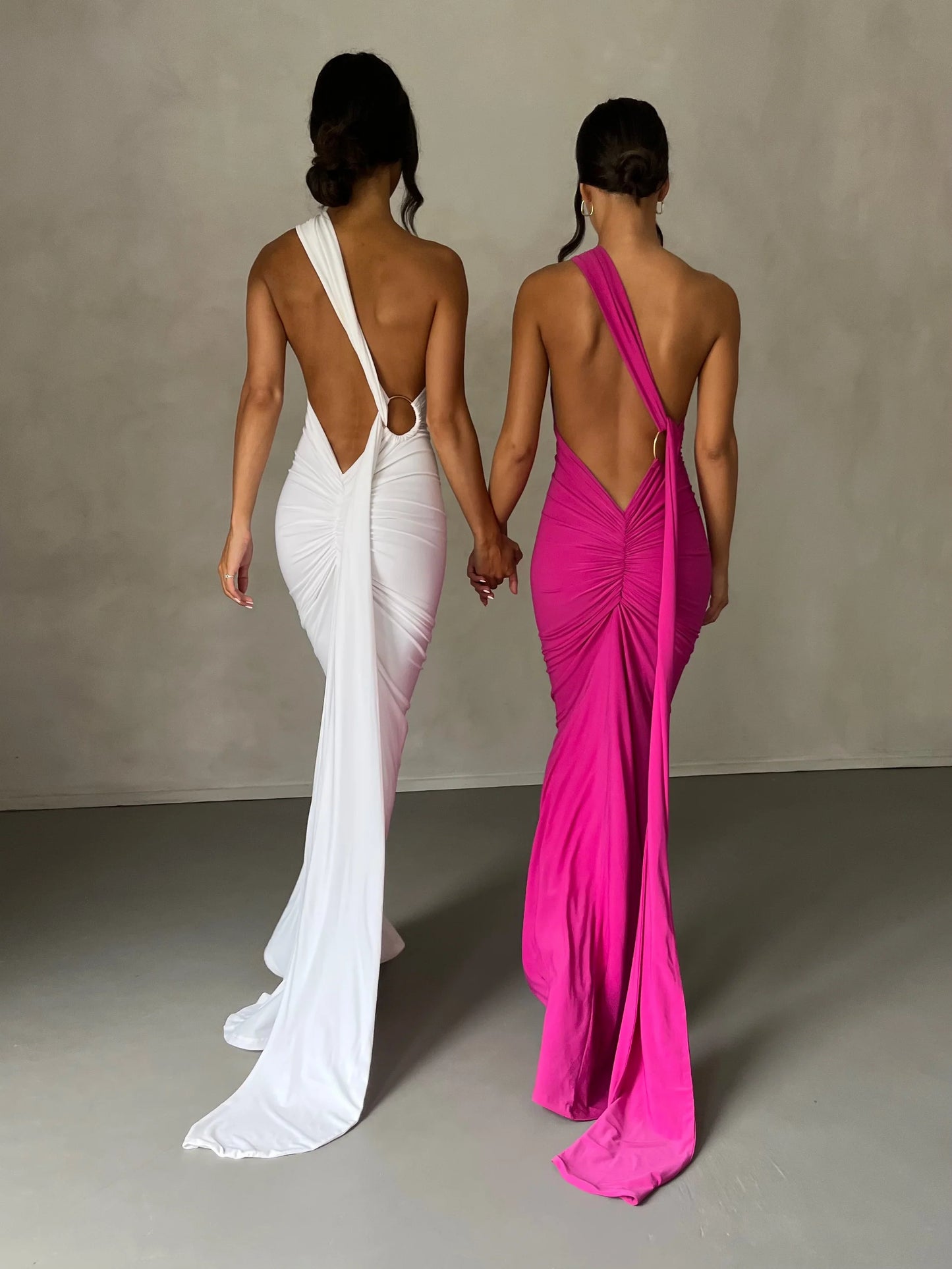 Arabella backless maxi dress