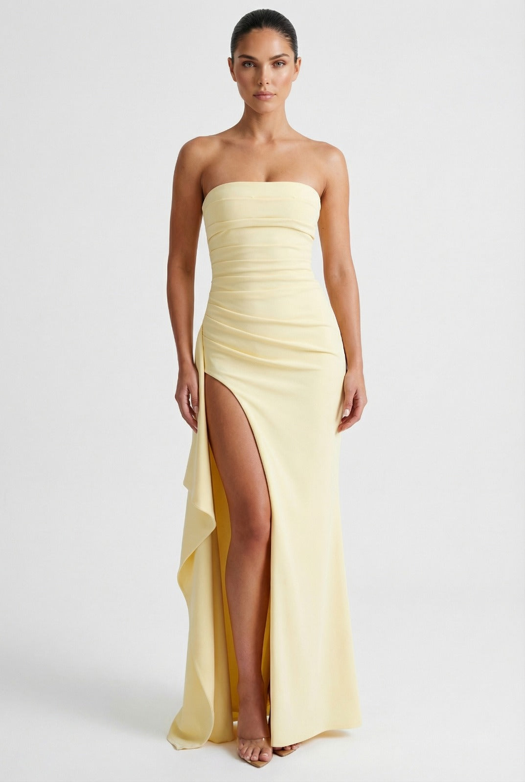 Eleanor Maxikleid mit Schlitz