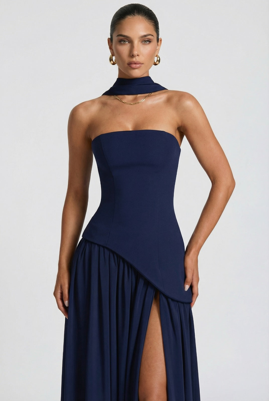Lila Maxi Slit Dress