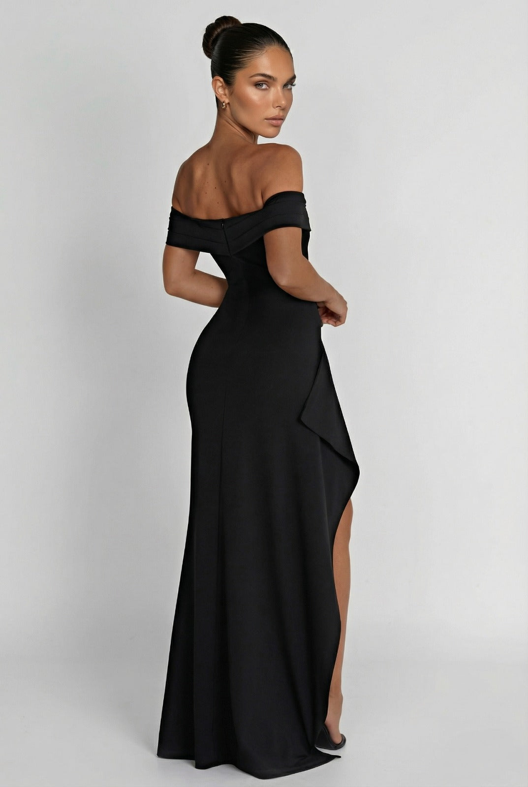 Evelyn Maxi-Kleid mit Schlitz