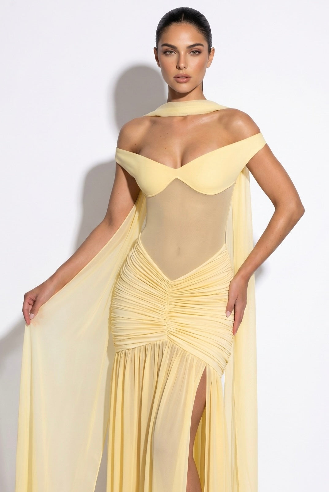 Nyra Maxi Jurk met Split