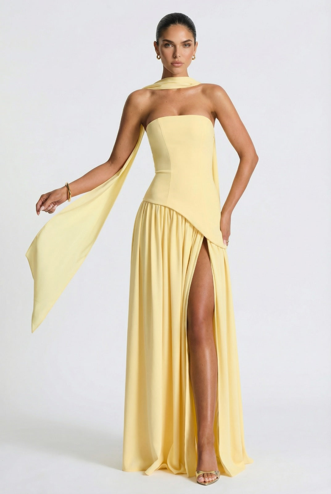 Lila Maxi Slit Dress