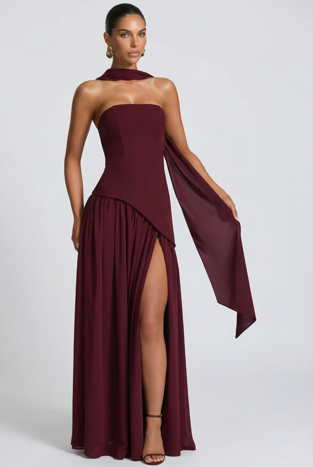 Lila Maxi Slit Dress