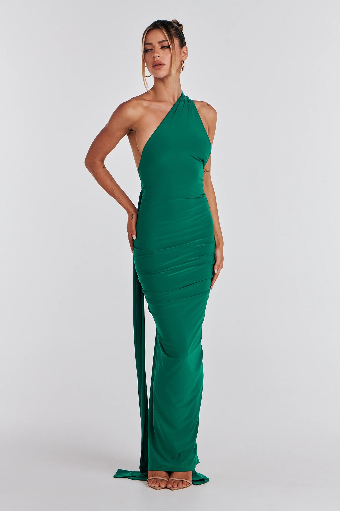 Arabella backless maxi dress