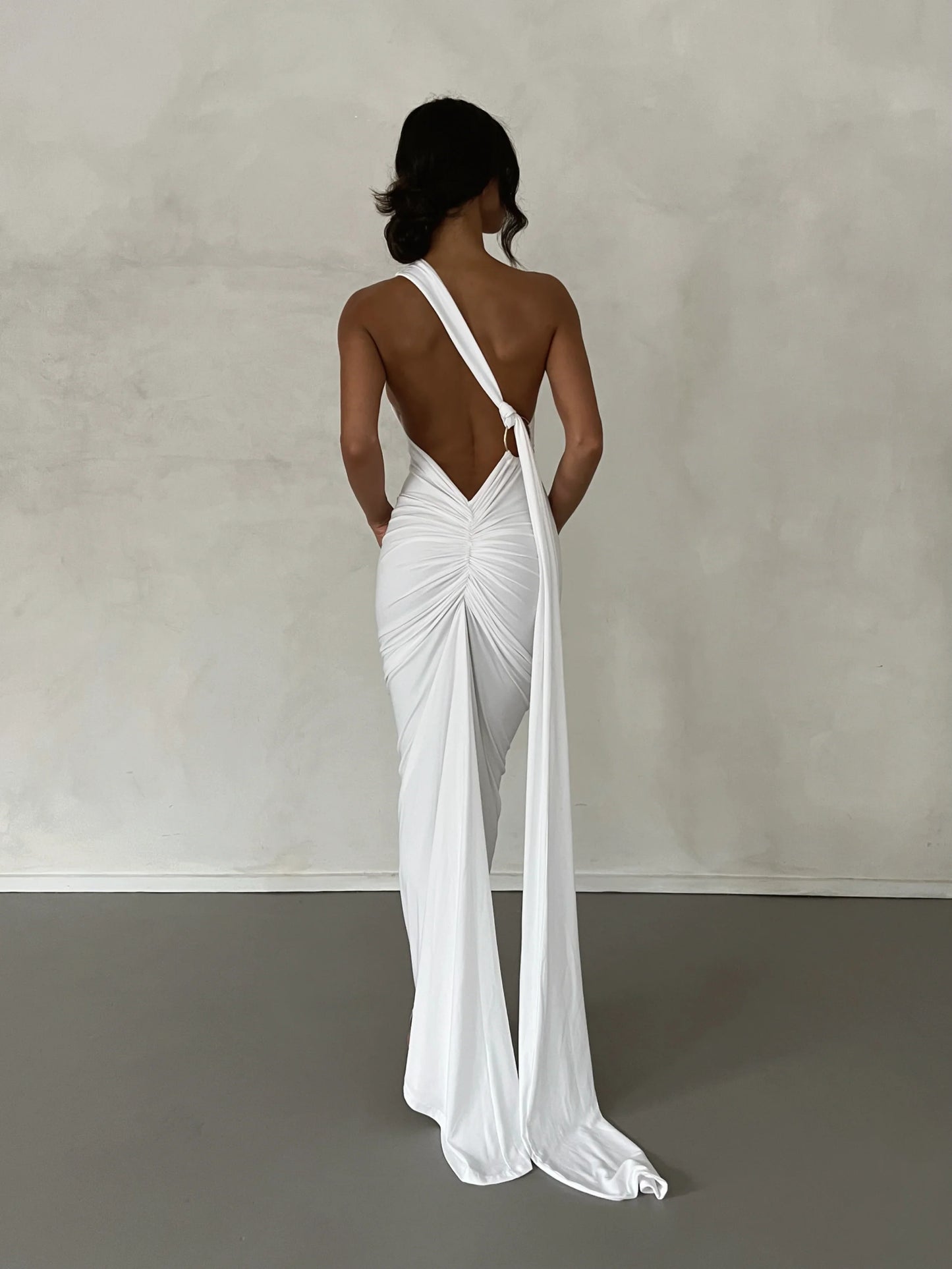 Arabella backless maxi dress