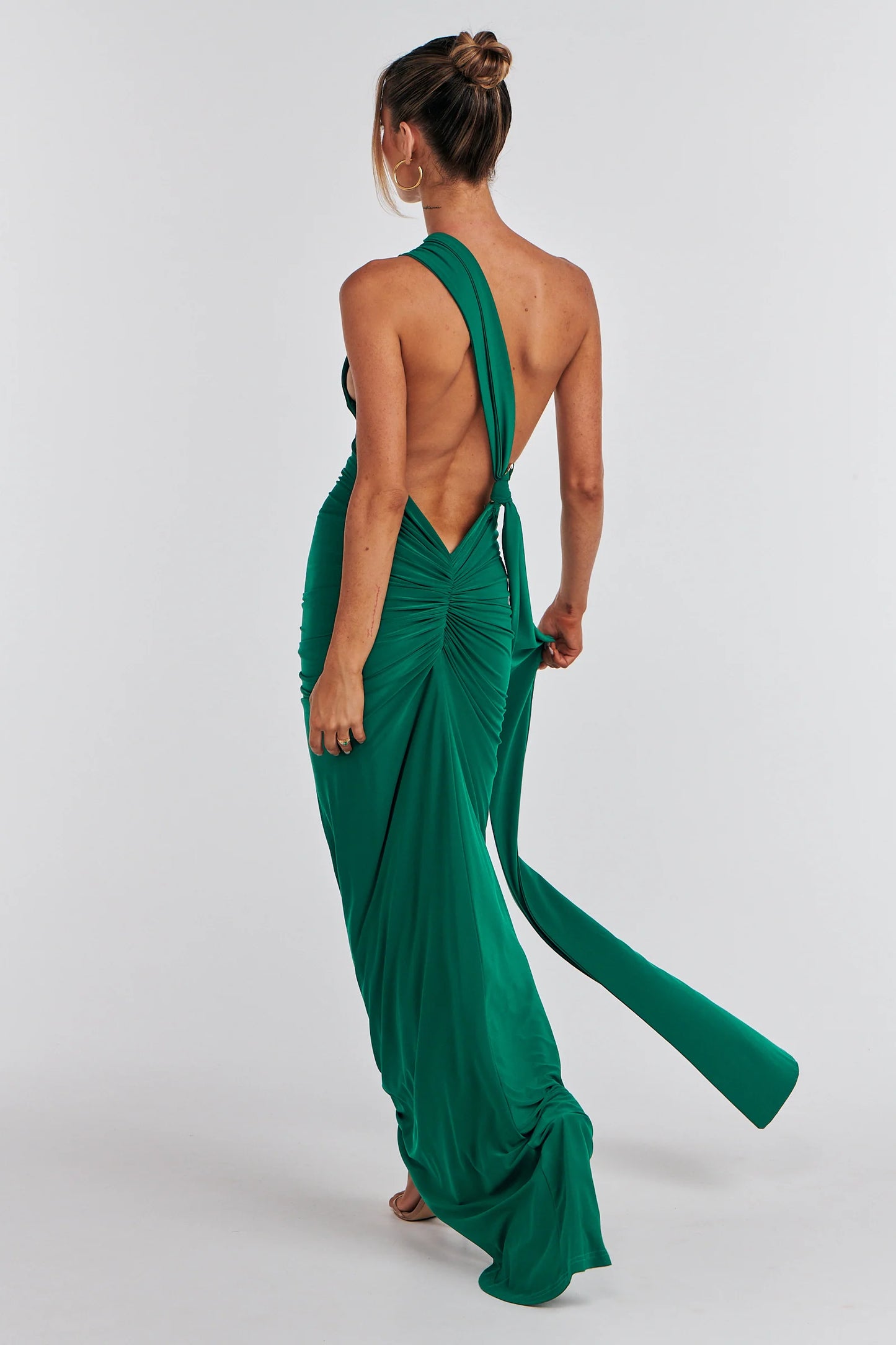 Arabella backless maxi dress