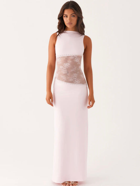 Backless Laced maxi Dress