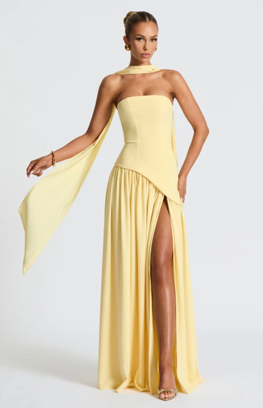 Lila Maxi Slit Dress
