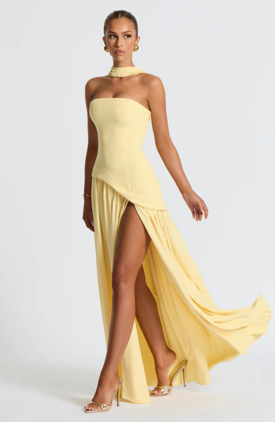 Lila Maxi Slit Dress