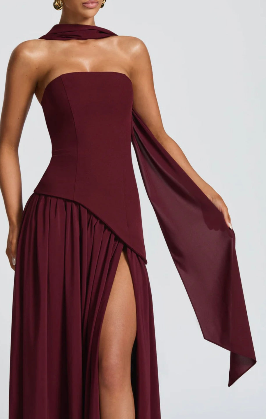 Lila Maxi Slit Dress