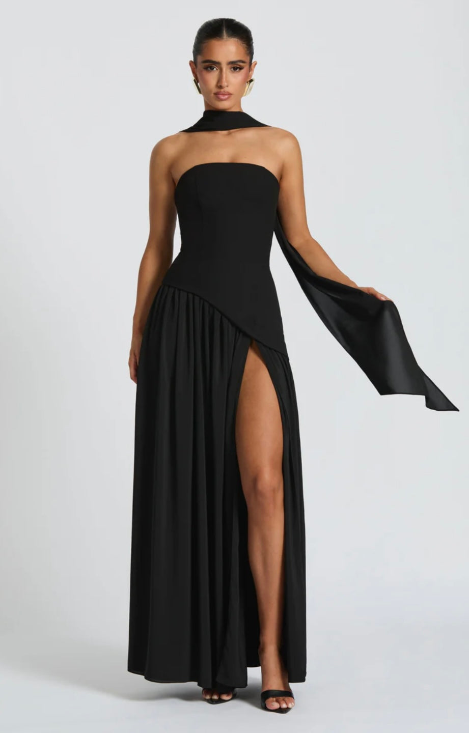 Lila Maxi Slit Dress