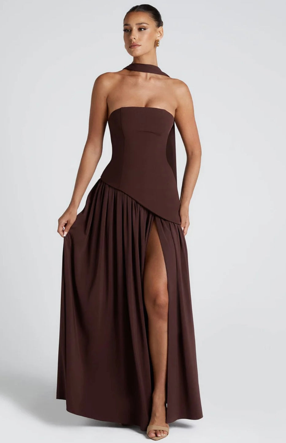 Lila Maxi Slit Dress