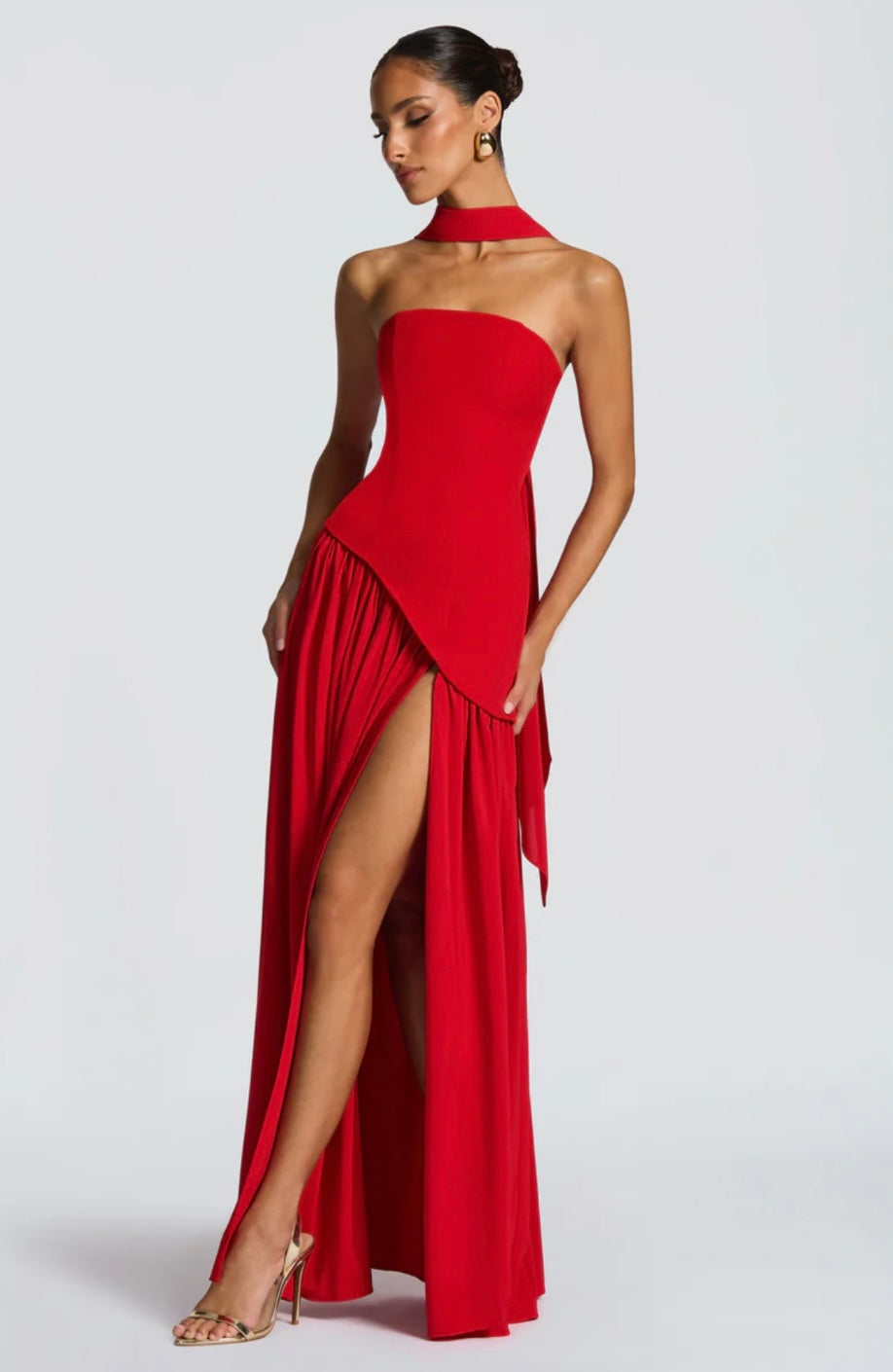 Lila Maxi Slit Dress