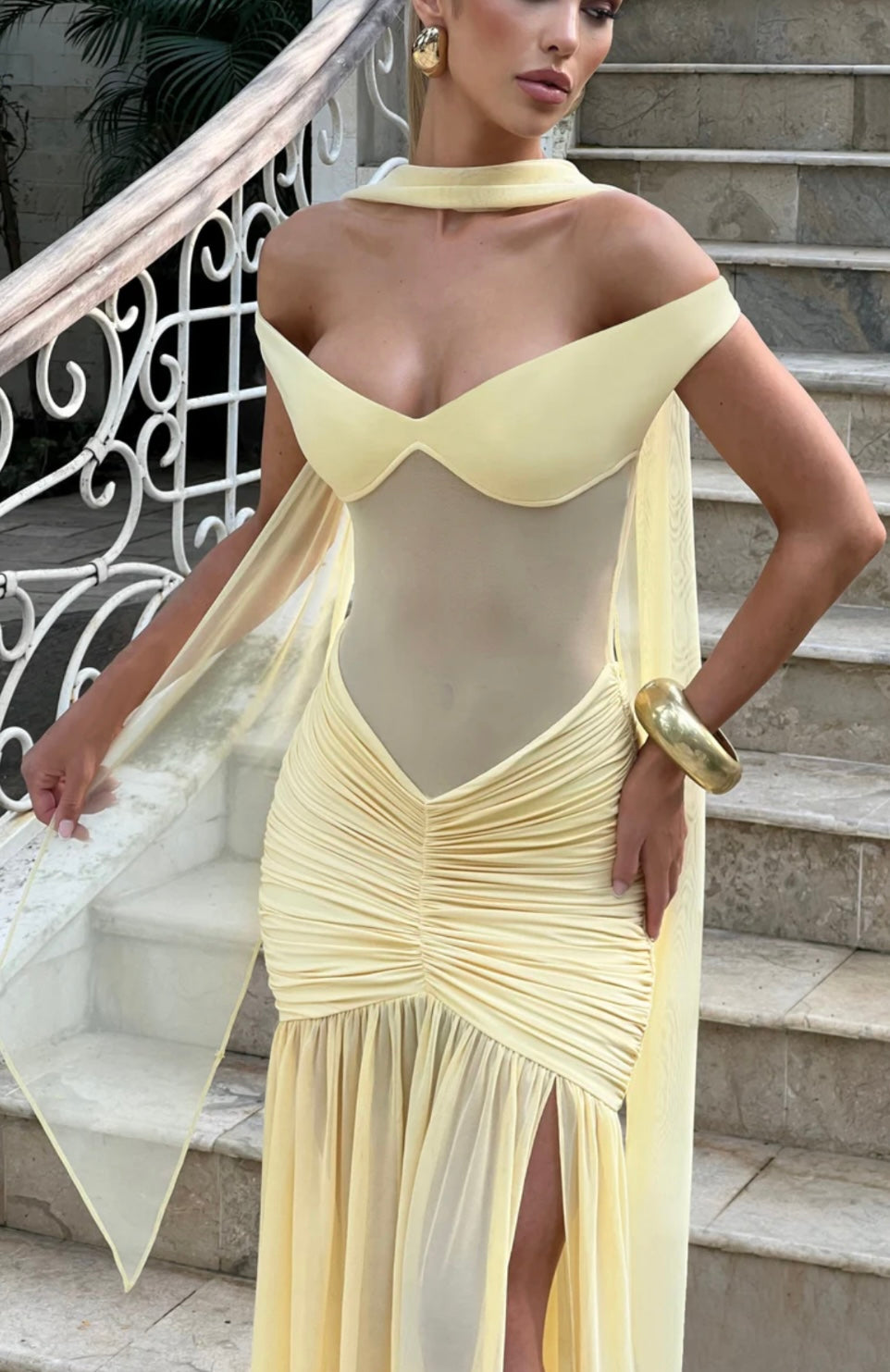 Nyra Maxi Slit Dress