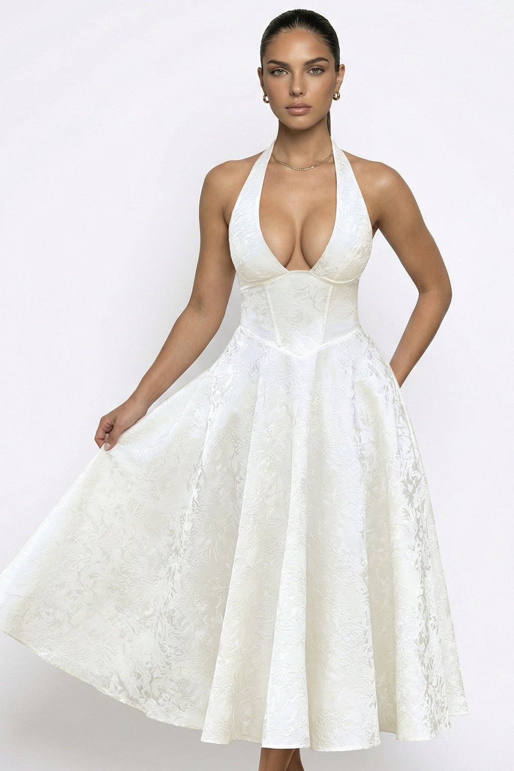 Das Floriane Midikleid