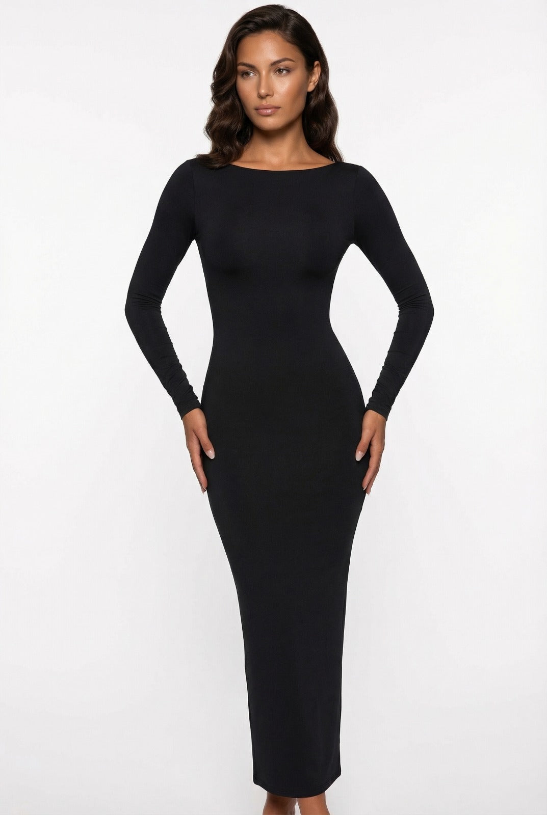 Vivienne rückenfreies Maxikleid