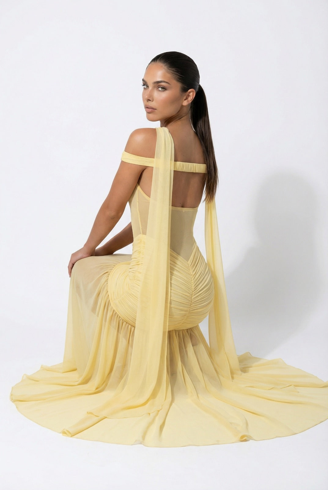 Nyra Maxi Jurk met Split
