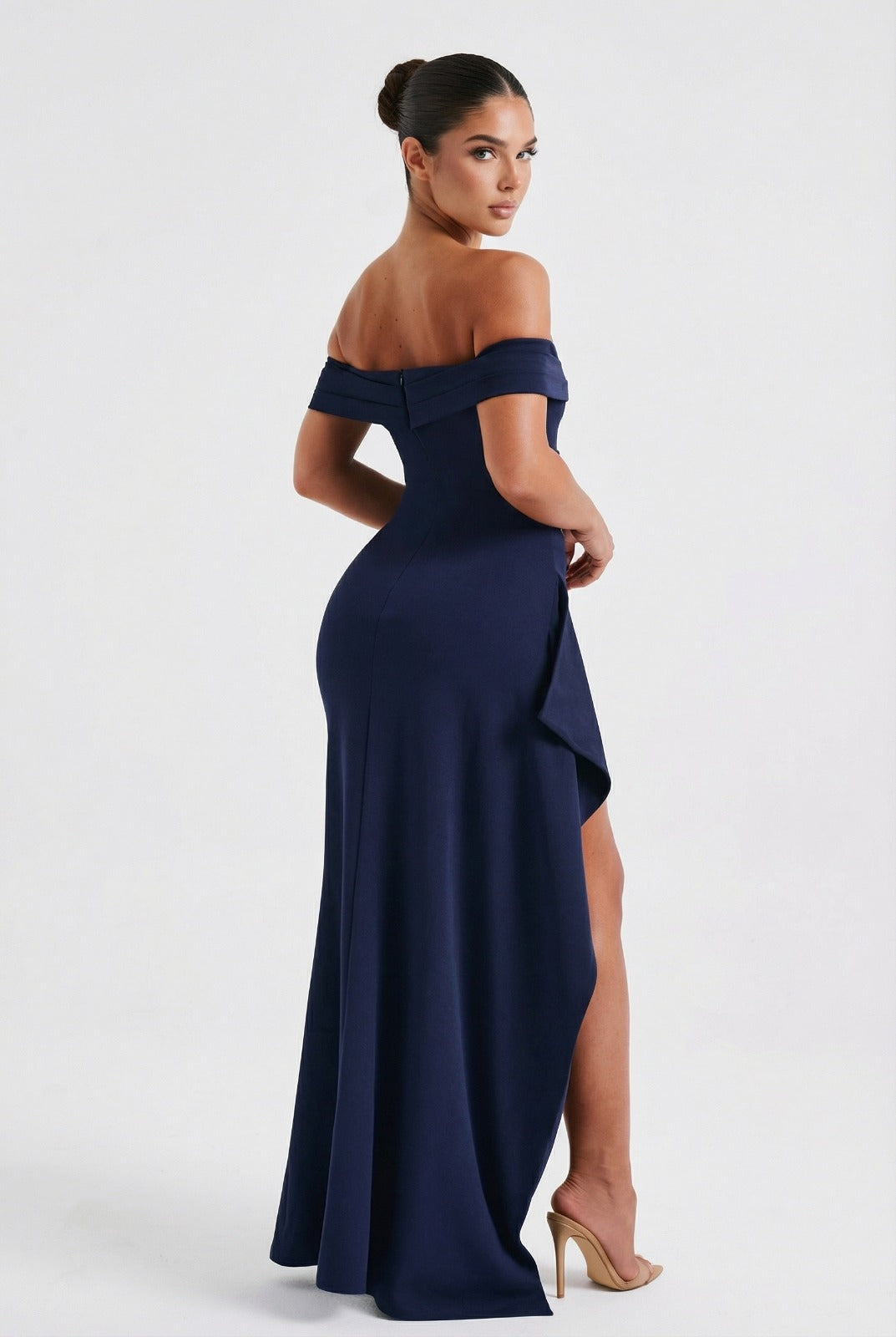 Evelyn Maxi-Kleid mit Schlitz