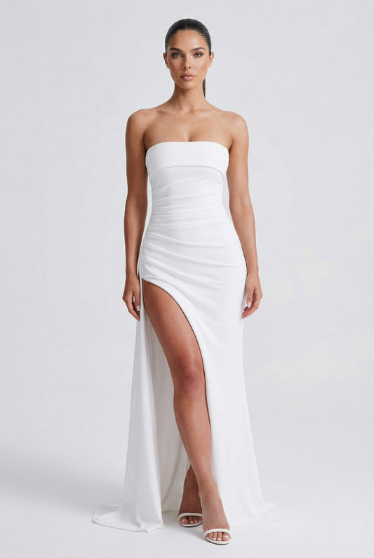 Eleanor maxi slit dress