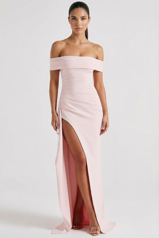 Evelyn Maxi-jurk met split
