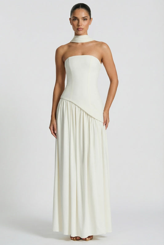 Lila Maxi Jurk met Split